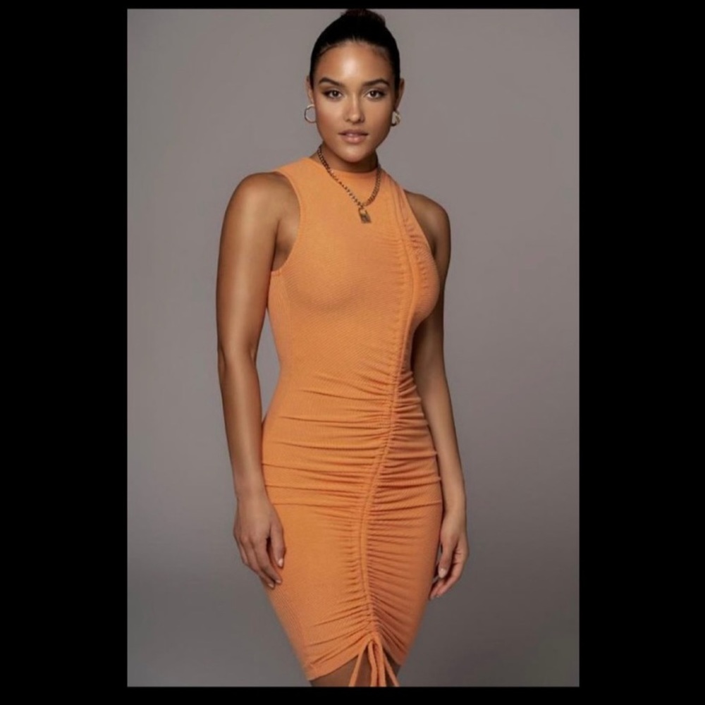 NWOT JLUXLABEL Bodycon Ruched Dress